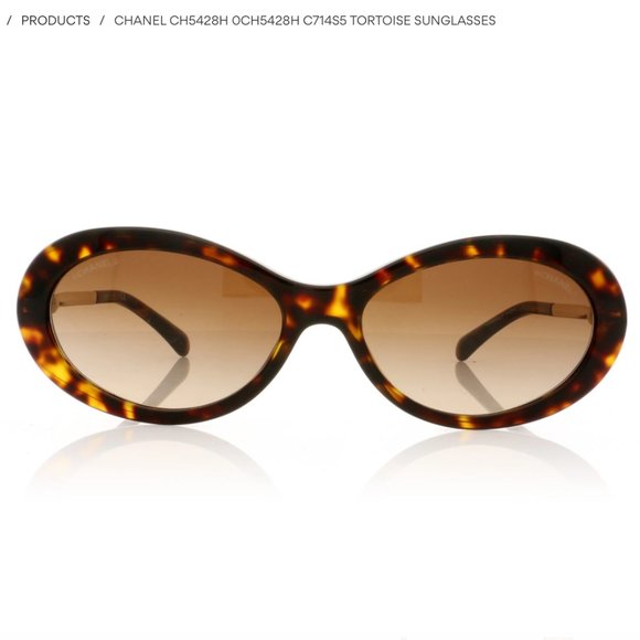 CHANEL Accessories - Chanel Tortoise Sunglasses
